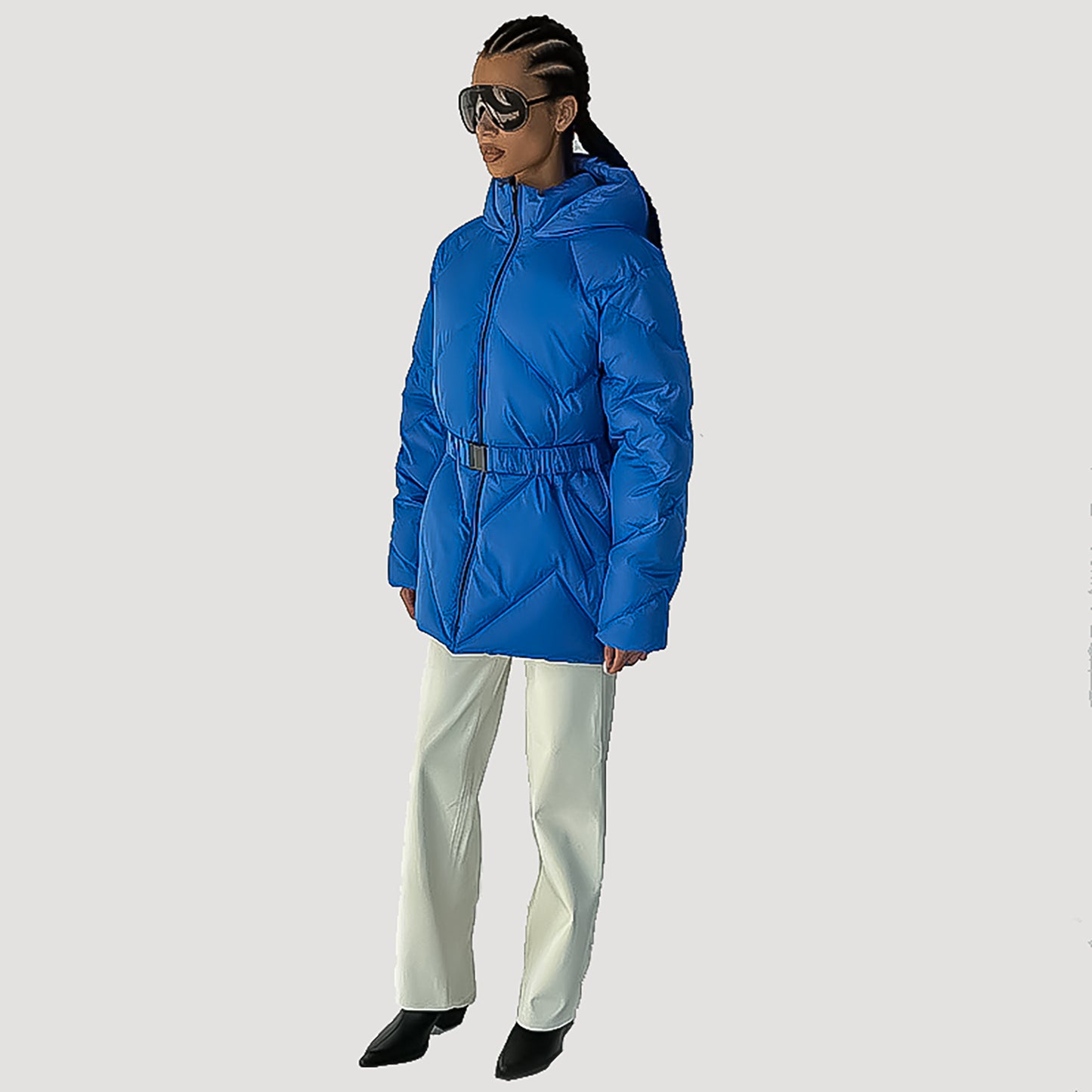 Blue Leia Down Puffer