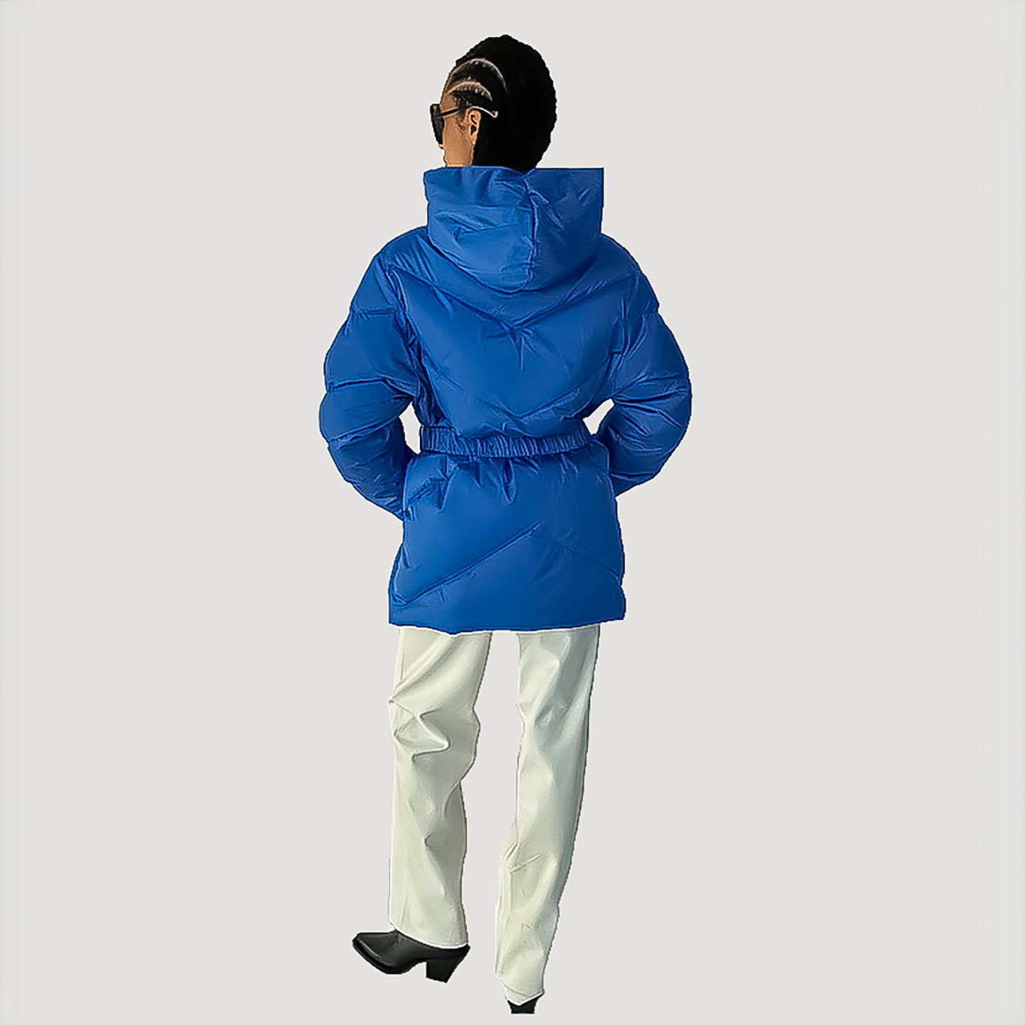 Blue Leia Down Puffer